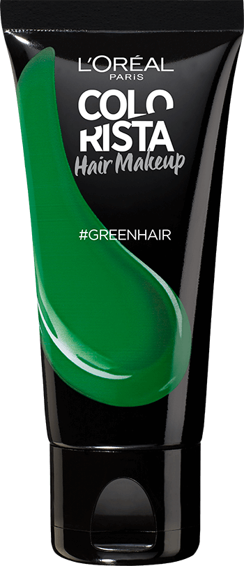 Hair Makeup Green Temporary Brunette Hair Colour